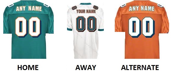 (image for) MIAMI Pro Football Number Kit - Click Image to Close